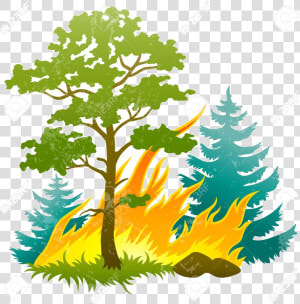 Safari Trees Jungle Encode Clipart To Base Free And   Forest Fire Clipart  HD Png Download