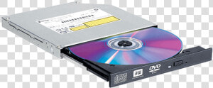 Gtc0n  Dvd 8x   Cd 24x  Dvd Disc Burner  Slim  Optical   Napęd Dvd Rom  HD Png Download