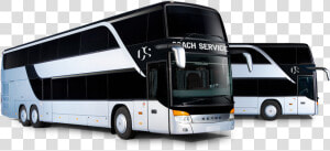 Double Decker United Coachways  HD Png Download