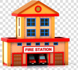 Fire Station Firefighter Clipart Transparent Clip Art   Fire Station Clip Art  HD Png Download