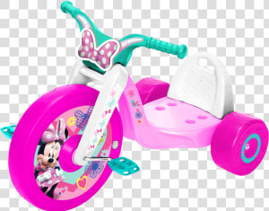 Minnie Mouse Fly Wheel Tricycle  HD Png Download