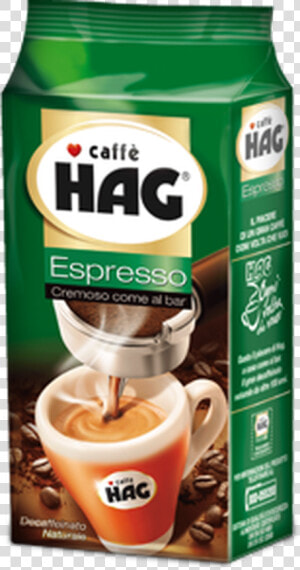 Caffe Hag Espresso Decaf Coffee Brick   Decaf Coffee  HD Png Download