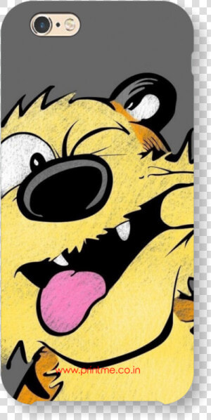 2d Cartoon Tongue Case   Calvin Et Hobbes Surprise  HD Png Download