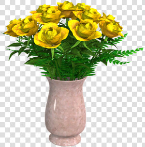 Flowers  Bouquet  Flower Vase  Arrangement  Vase   Flower Vase Transparent Background  HD Png Download