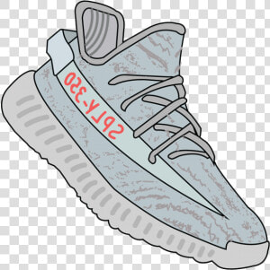 Yeezy Boost Blue Tint Official Images And Early Links   Yeezy Clipart  HD Png Download