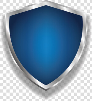 Blue Shield One Top Point Badge With White Border   Blue Shield Badge  HD Png Download