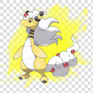 Ampharos And Mega Ampharos  HD Png Download