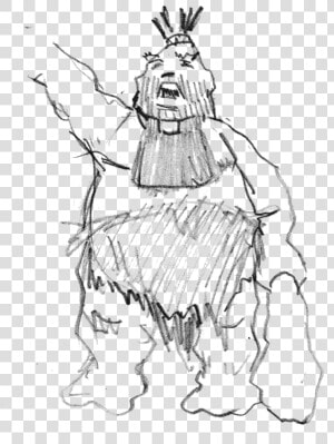 Cave Preacher   Sketch   Sketch  HD Png Download