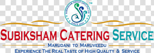 Subiksham Catering Service   Graphic Design  HD Png Download