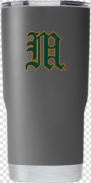 Miami Hurricanes Vault “m” Gray Tumbler   Guinness  HD Png Download