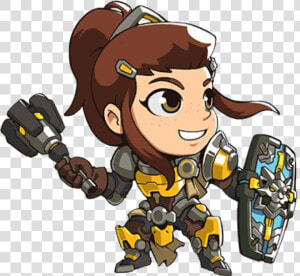 Overwatch Brigitte Cute Spray  HD Png Download