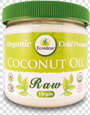 Ecoideas Raw Organic Coconut Oil   Spread  HD Png Download