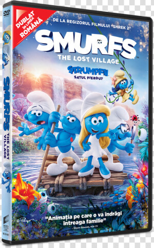 Blu Ray Smurfs 3 2017 The Lost Village  HD Png Download