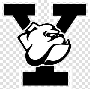 Black And White clip Art icon fictional Design graphics art   Yale Bulldogs Logo Png  Transparent Png