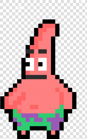 Pixel Art De Dracaufeu   Png Download   Patrick Spongebob Pixel Art  Transparent Png