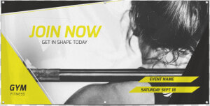 Join Now Fitness Banner Template Preview   Join Now Fitness  HD Png Download