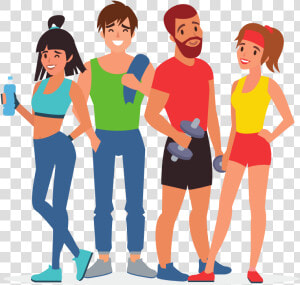 Vallejo Personal Training   Fitness Cartoon Transparent  HD Png Download