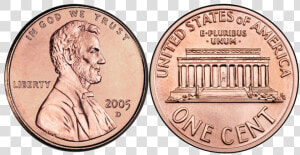 Penny Png Transparent Image   Penny Front And Back Png  Png Download