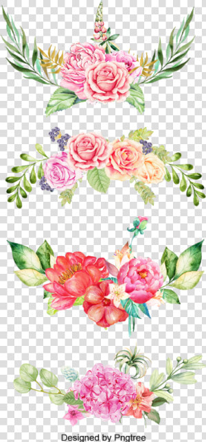 Watercolor Clipart The Bottom   Floral Watercolor Clip Art  HD Png Download