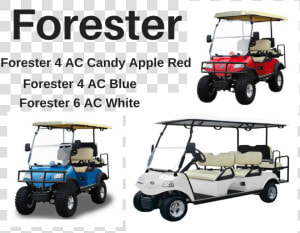 Evolution Foresters   6 Passenger Golf Cart Fsu  HD Png Download