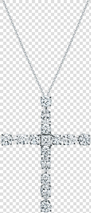 Symbols By Harry Winston  Small Diamond Madonna Cross   Cross  HD Png Download