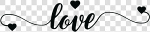  sticker  tumblr  trendy  aesthetic  black  heart  love   Calligraphy  HD Png Download