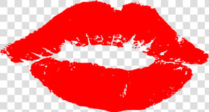 Vector Graphic Kiss Kissing Lips Image   Vektor Bibir Hitam  HD Png Download