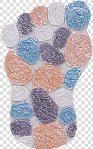 Mosaic Foot Stepping Stone   Mosaic  HD Png Download