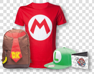 Super Mario Merchandise Srcset Data   Active Shirt  HD Png Download