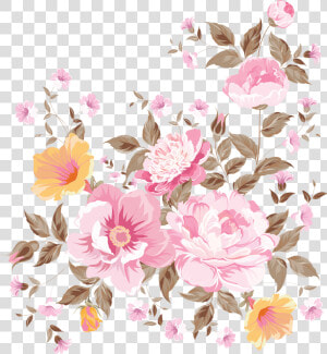 Transparent Flower Bunch Clipart   Flower Art Painting Vector  HD Png Download