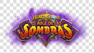 All Rise Of Shadows Cards Revealed For Next Hearthstone   Hearthstone Rise Of Shadows Logo  HD Png Download