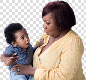 Image Of A Grandmother Holding Her Grandson   Child  HD Png Download