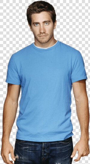 Jake Gyllenhaal Blue Tshirt  HD Png Download