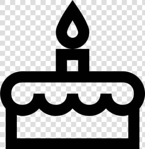 Birthday Cake Icon   Day Of Birth Symbol  HD Png Download