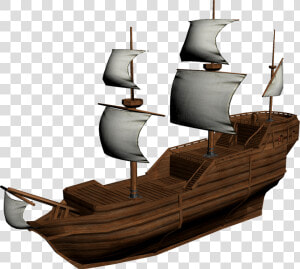 High Quality Aljanh   3d Model Of Ship  HD Png Download