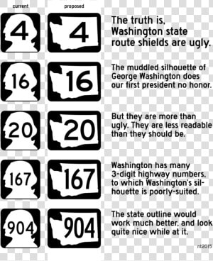 Washington State Outline Png   Washington State Route Sign  Transparent Png