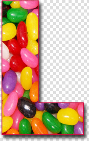 Transparent Beans Png   Letter L Jelly Beans  Png Download