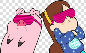  waddles  gravity Falls  mabel   Gravity Falls Mabel And Pig  HD Png Download