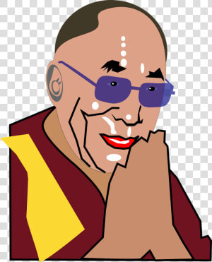 Dalai Lama Clip Art  HD Png Download