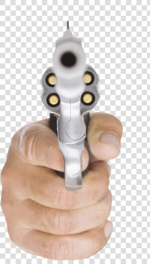  pistol  gun  guns  bullet  weapon  face  cannon  revolver   Hand With Gun Transparent  HD Png Download