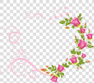 Heart Picture Frames Flower Rose   Flower Heart Frame  HD Png Download