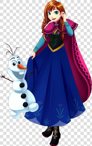 Anna And Olaf From Frozen Clipart   Png Download   Reine De Neige En Png  Transparent Png