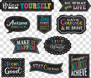 Teacher Created Resources Chalkboard Brights Clingy  HD Png Download