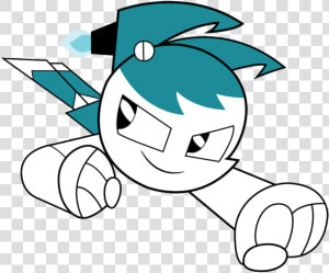 Jenny Wakeman Flying   My Life As A Teenage Robot Png  Transparent Png