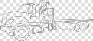 Flatdeck Trucks   Pickup Truck  HD Png Download