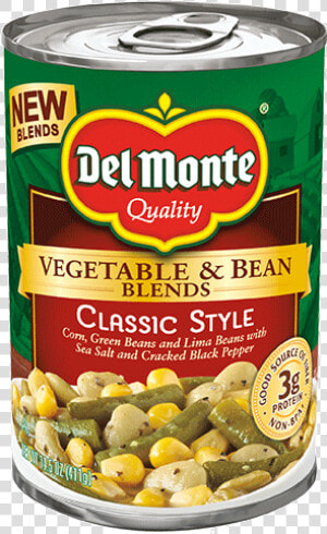 Veg  amp  Bean Blends Classic Style   Del Monte French Green Beans  HD Png Download