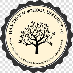 Hawthorn District Logo   Hawthorn School District 73  HD Png Download