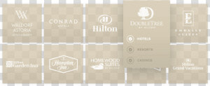 Logos For All Of The Different Hotel Brands   Graphic Design  HD Png Download