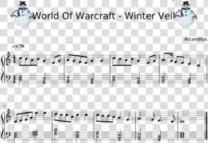 World Of Warcraft   World Of Warcraft Sheet Music  HD Png Download