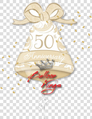 50th Anniversary Bell   Wedding 25th Anniversary Logo  HD Png Download